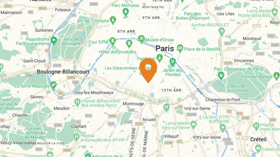 Mappa - Ufficio Ivalua - EMEA - Francia - Parigi