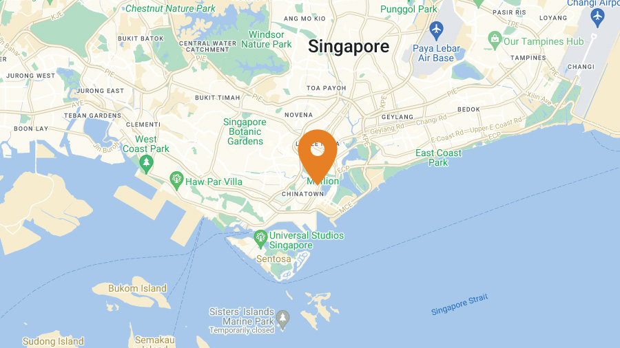 Mappa - Ufficio Ivalua - Singapore